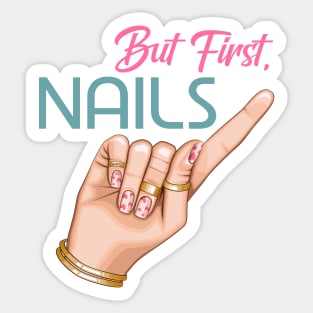 First Nails Sticker